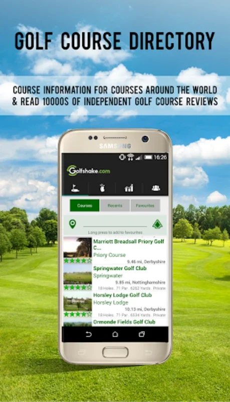 Golfshake Score+Stats Tracker for Android: Enhance Your Game