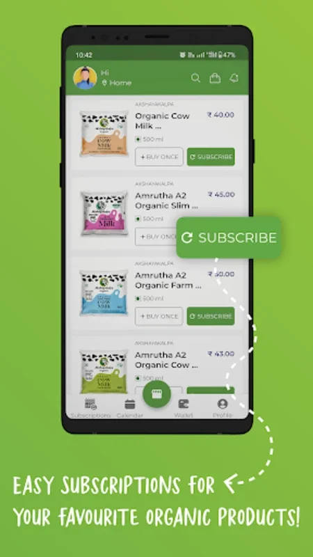 Akshayakalpa Organic Milk for Android: Fresh & Eco-Friendly