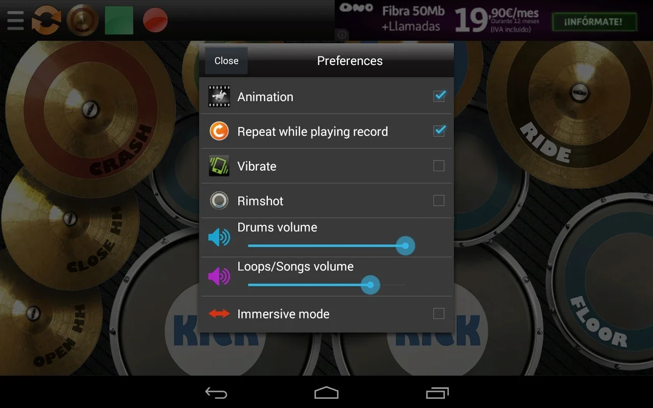 REAL DRUM: Electronic Drum Set for Android