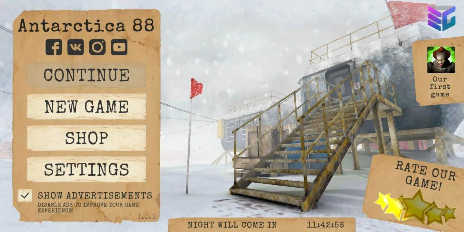 Antarctica 88 for Android - An Immersive Horror Adventure