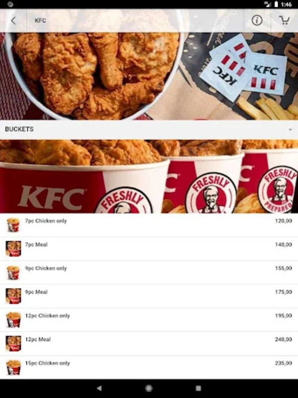 KFC Suriname for Android: Quick Meal Ordering