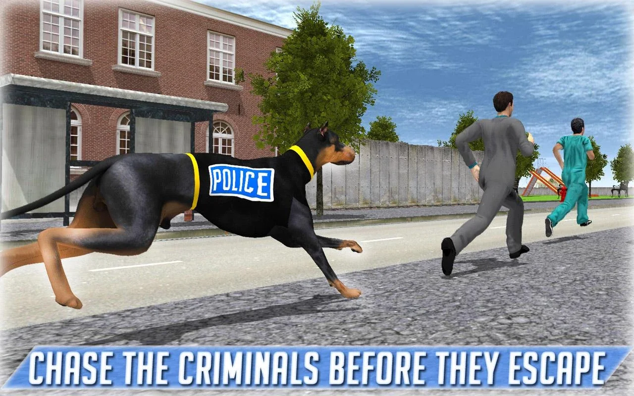 Police Dog Criminal Chase for Android - Thrilling Chases