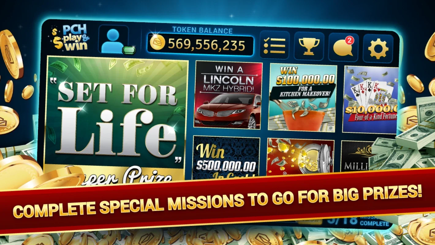 PCH Play and Win on Android: Win Cash with Exciting Games