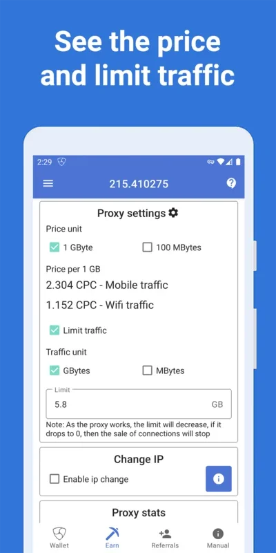 CPC for Android - Monetize Unused Internet Traffic