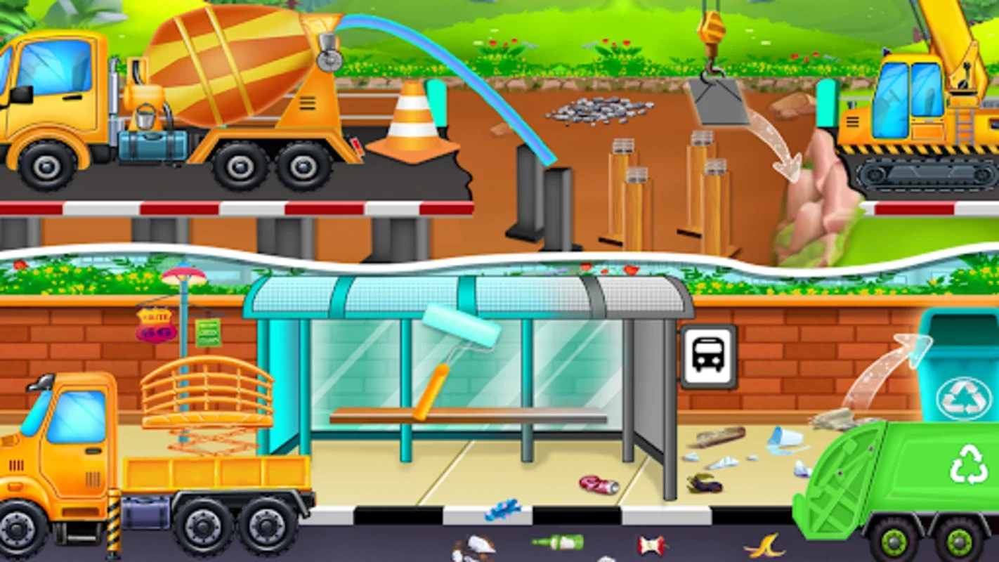 build house - Truck wash game for Android: Engaging Construction Fun