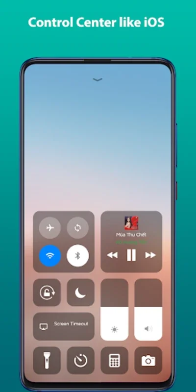 Control Center iOS 17 Phone 15 for Android - Manage Device Settings Easily