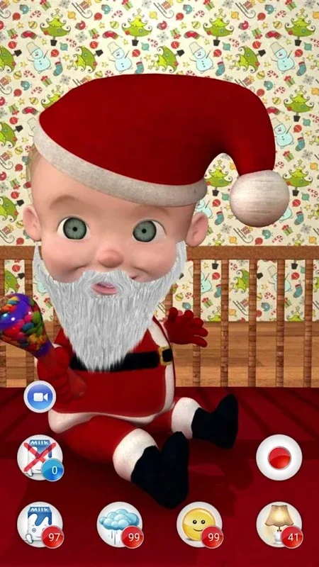 Santa Clause Baby for Android: Festive Outfits Galore