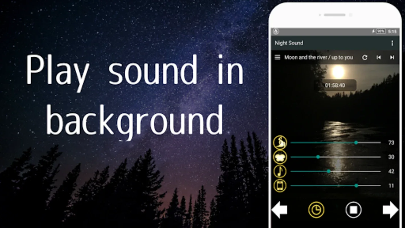 NightSound for Android - Relax with Nature Sounds