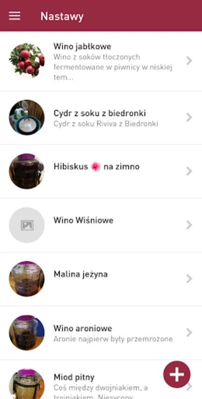 Wino domowe for Android - Manage Your Wine Collection