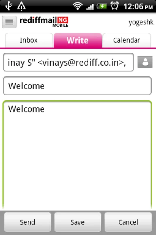 Rediffmail NG for Android - Seamless Email Management