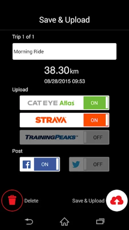 Cycling for Android: Advanced Ride Tracking