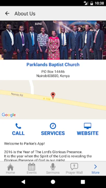 Parklands Baptist Church for Android - Spiritual Enhancement