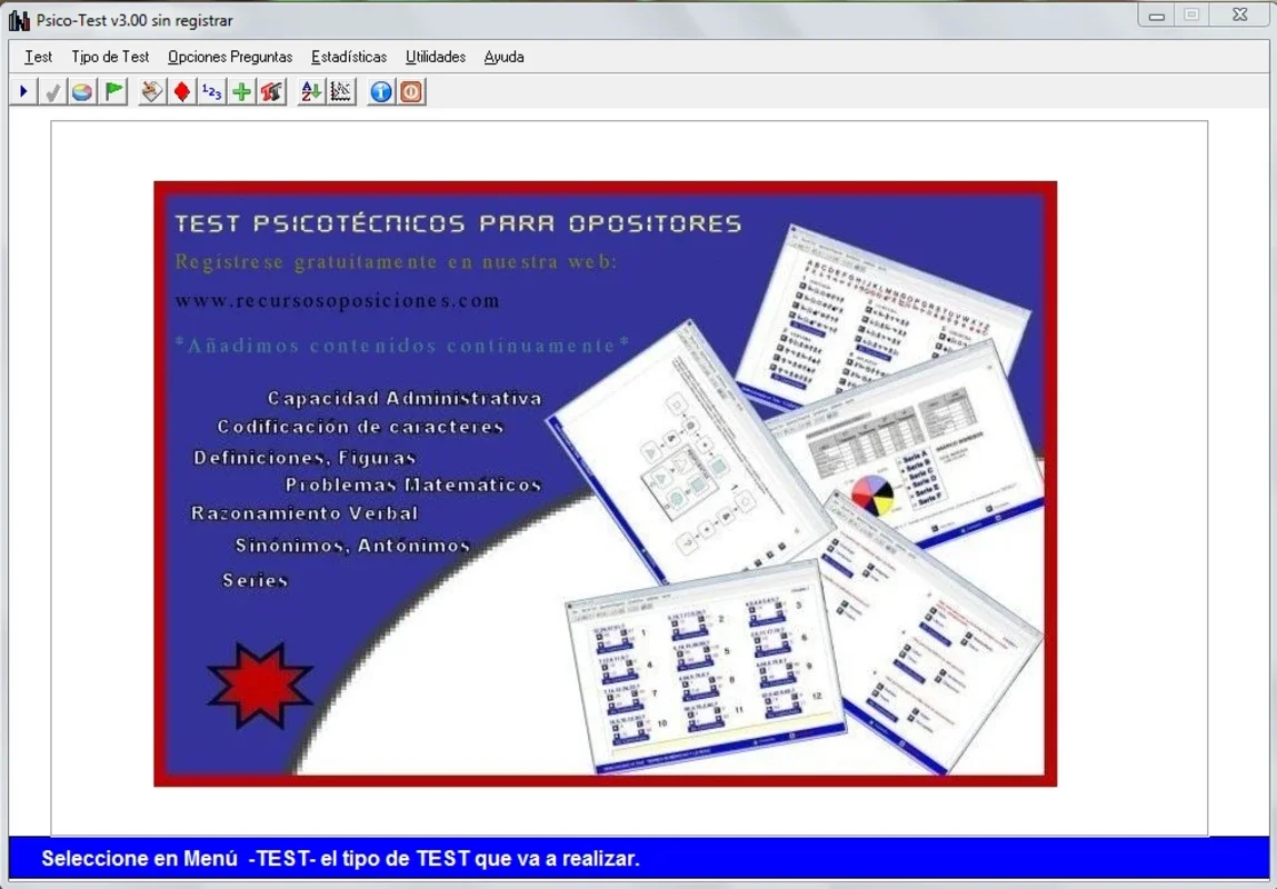 PsicoTest for Windows - A Psychological Testing App