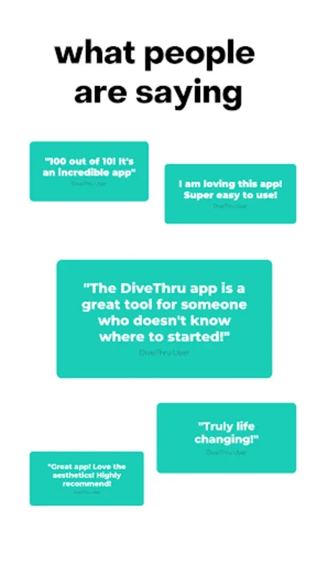 DiveThru for Android: Mental Wellness App