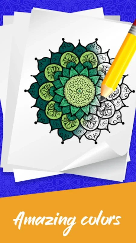 Mandala Coloring Book Game for Android - Stress-Free Creativity