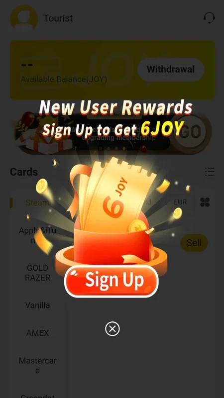 JoyCards for Android - Gift Card Trading at Your Fingertips