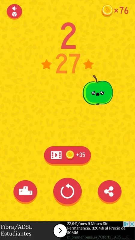 Pineapple Pen for Android - Fun Fruit - Throwing Game