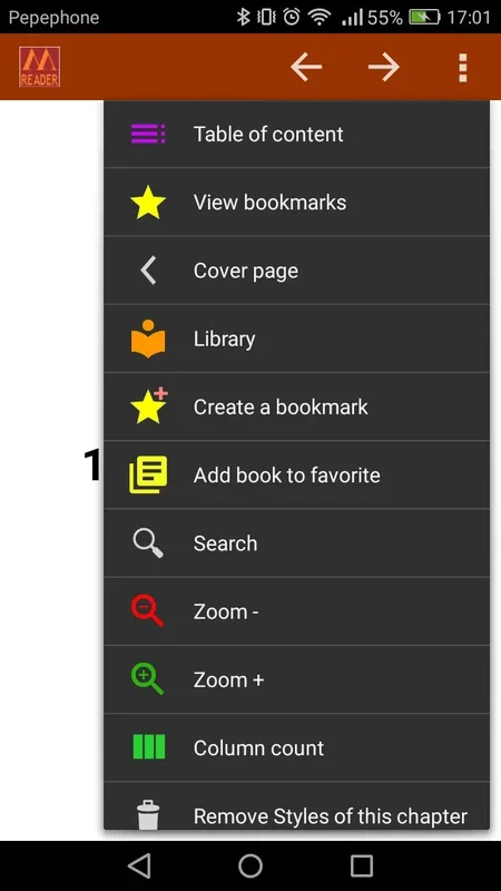 MReader for Android - Download ePub Books Easily