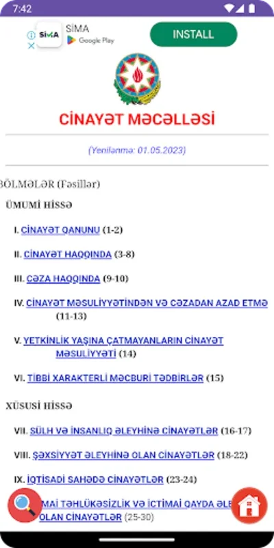 Məcəllələr Toplusu Azərbaycan for Android: Easy Access to Legal Codes