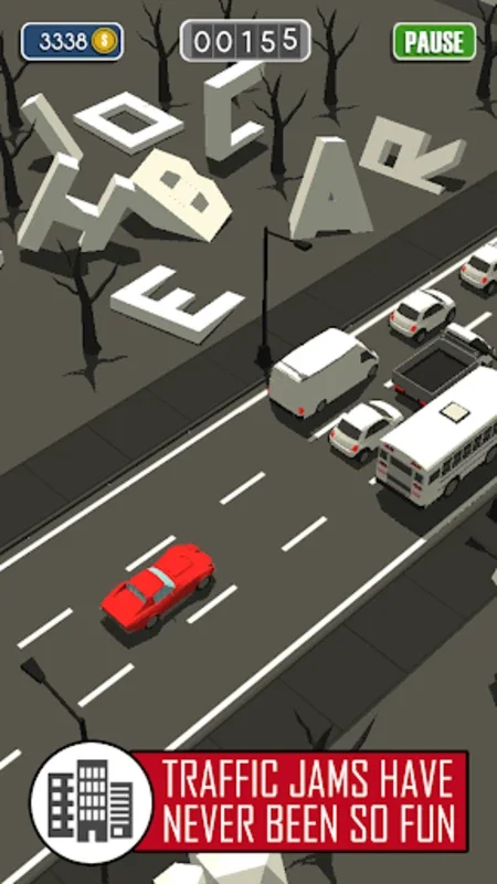 Commute: Heavy Traffic for Android - Challenging Simulation