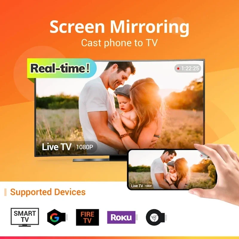 Screen Mirroring - Miracast for Android: Seamless TV Mirroring