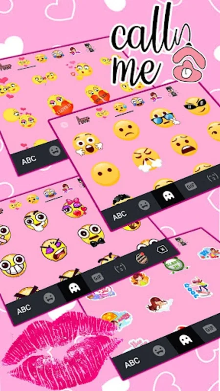 Pink Girly Love Keyboard Theme for Android - Stylish Typing