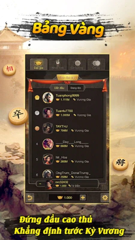 Cờ Tướng Cờ Úp Online Kỳ Vương for Android: Engaging Chess Experience