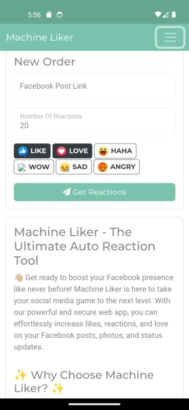 Machine Liker for Android - Boost Facebook Post Engagement