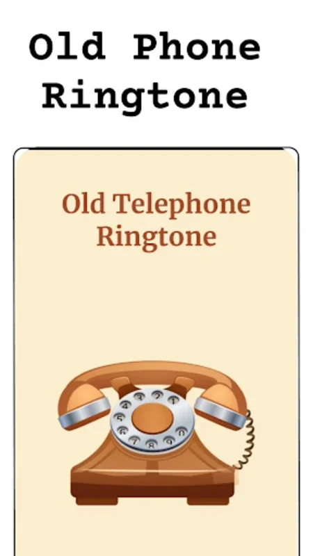 Old Ringtone for Android: Nostalgic Ringtones for Your Device