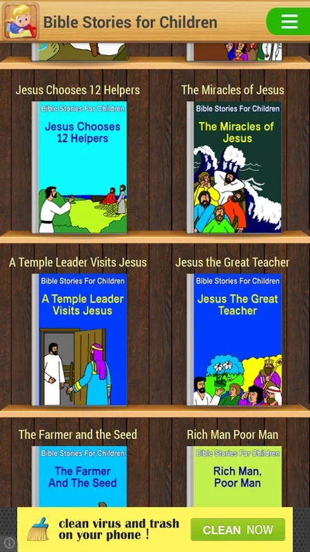 Bible Stories for Children on Android - No Downloading Required