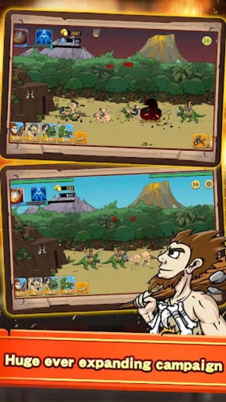 Caveman War Battle for Android - Engaging Strategy Game