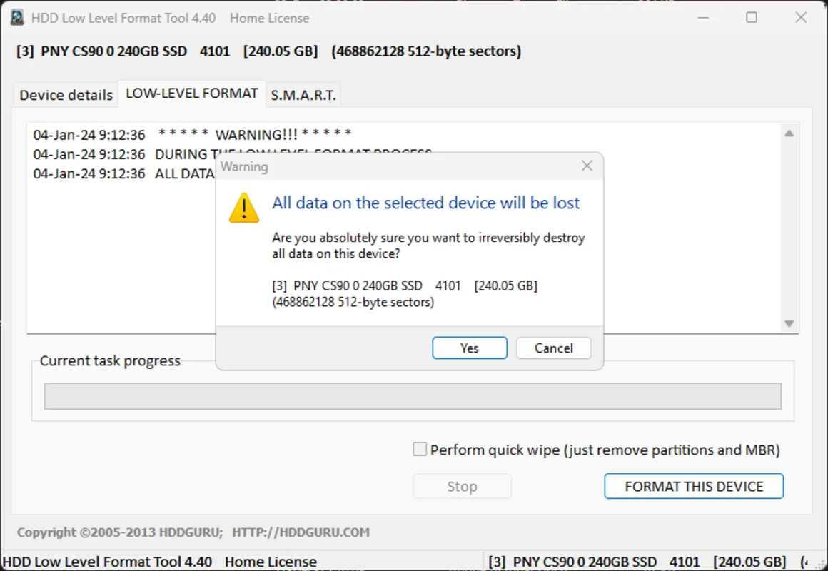 HDD Low Level Format Tool for Windows: Secure Data Erasure