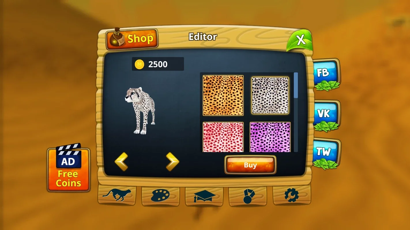 Cheetah Family Sim for Android - Immersive Simulation