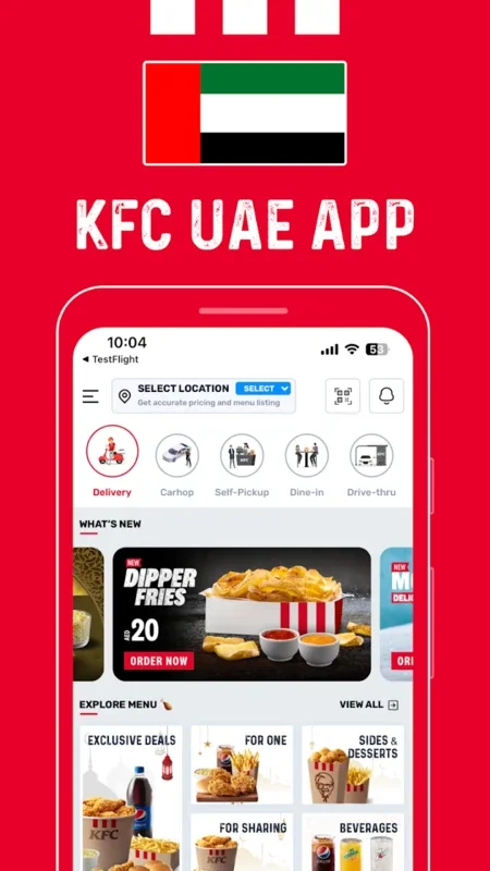 KFC UAE for Android - Delicious Fried Chicken at Your Fingertips