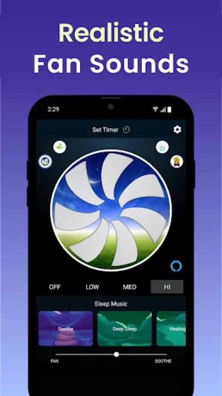 Bedtime Fan for Android: High - Quality Sleep Sounds