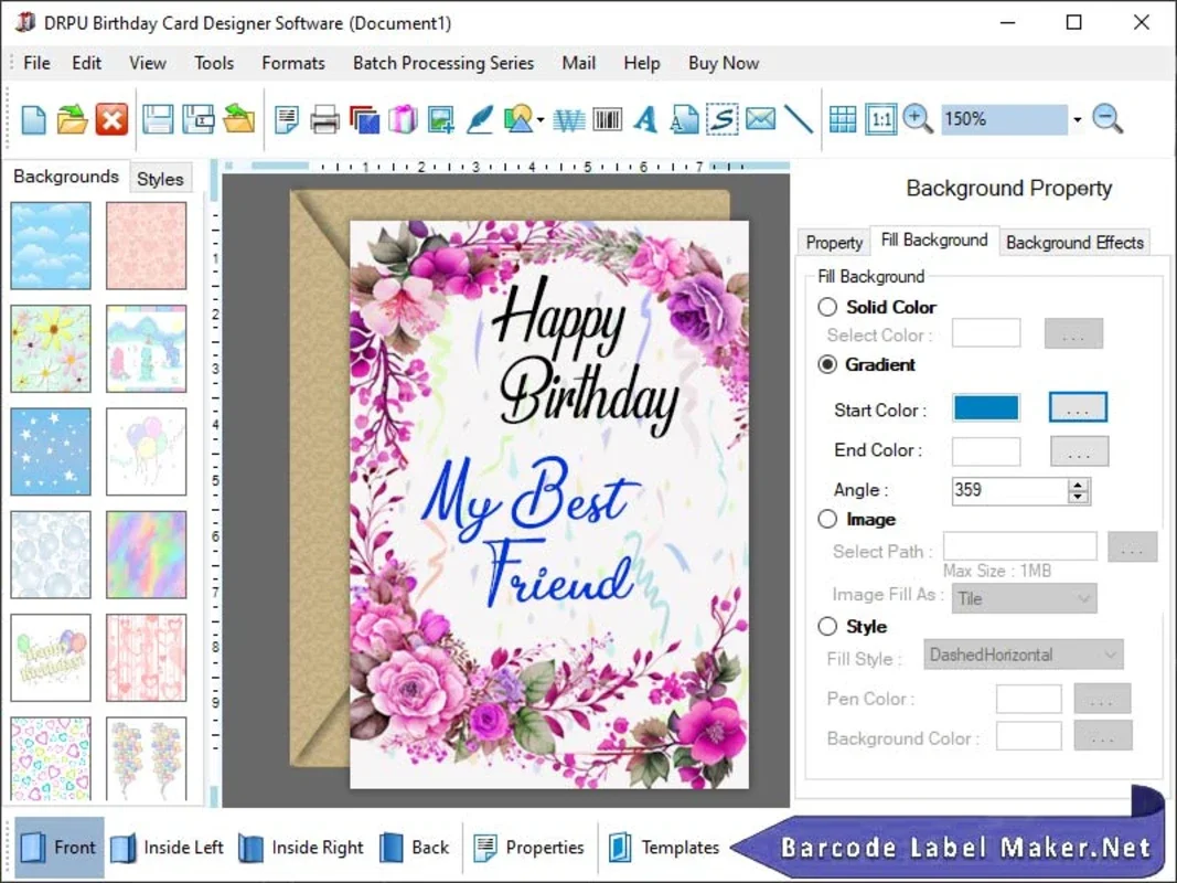 Birthday Card Maker Software for Windows - Create Special Cards