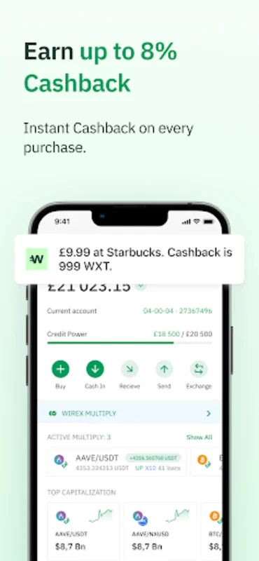 Wirex for Android - Manage and Grow Your Money