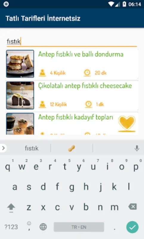 Tatlı Tarifleri İnternetsiz for Android: Offline Dessert Recipes