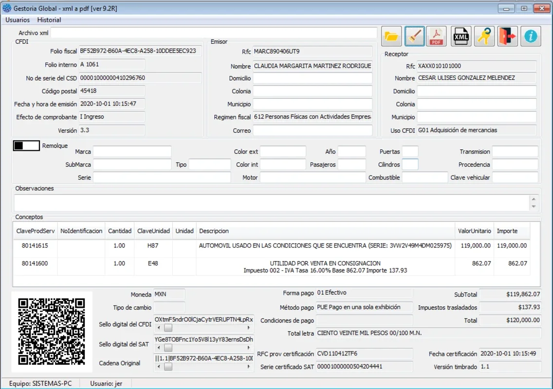 CFDI Vehicular for Windows: Streamline Vehicle Docs