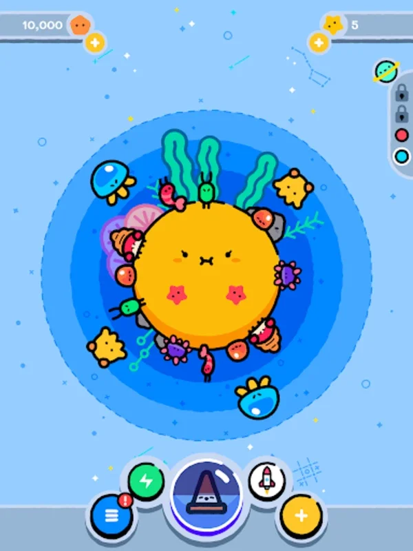 Idle Pocket Planet for Android - Build Your Cosmic Empire