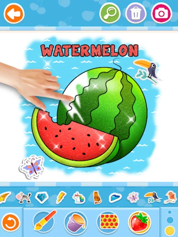 Fruits and Vegetables Coloring for Android - Enhance Creativity