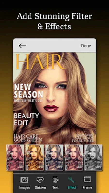 Magazine Photo Editor Frames for Android: Transform Photos