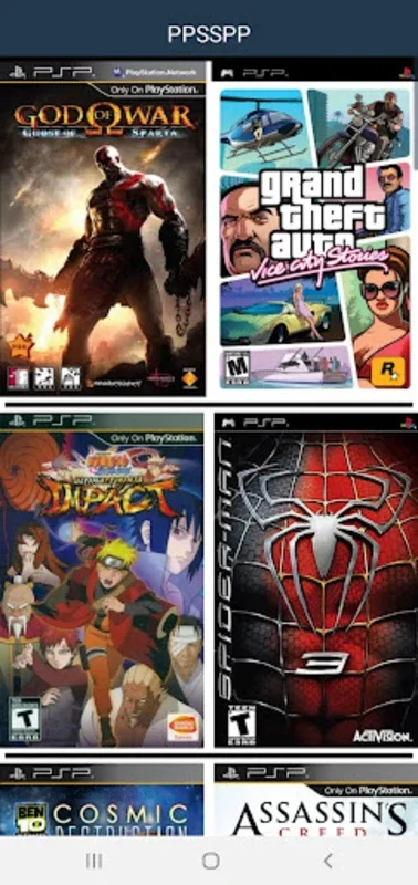 PSP PS2 - Games Emulator for Android - No Downloading Required