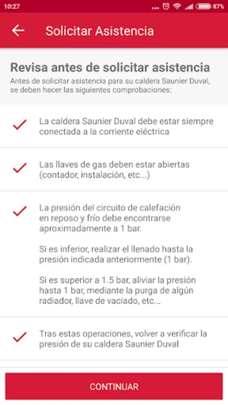 Saunier-Tec for Android: Simplify Service & Docs