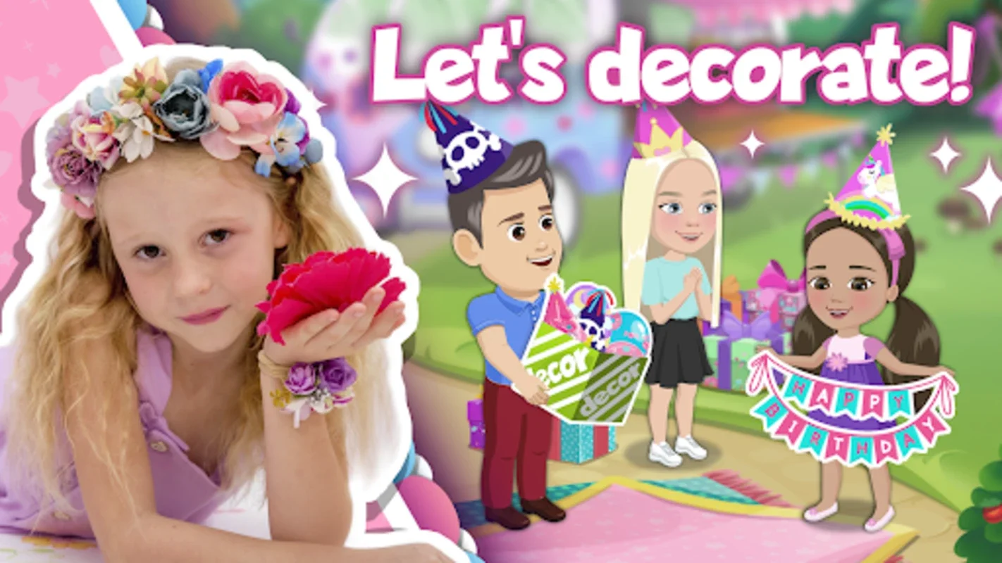 Like Nastya: Party Time on Android - Endless Mini - Game Fun for Kids