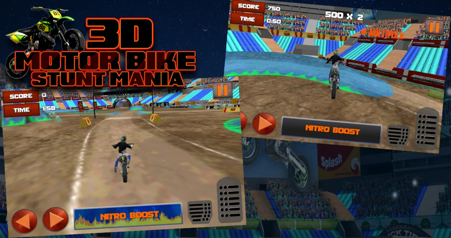 3d Motor Bike Stunt Mania for Android - Thrilling Stunt Races