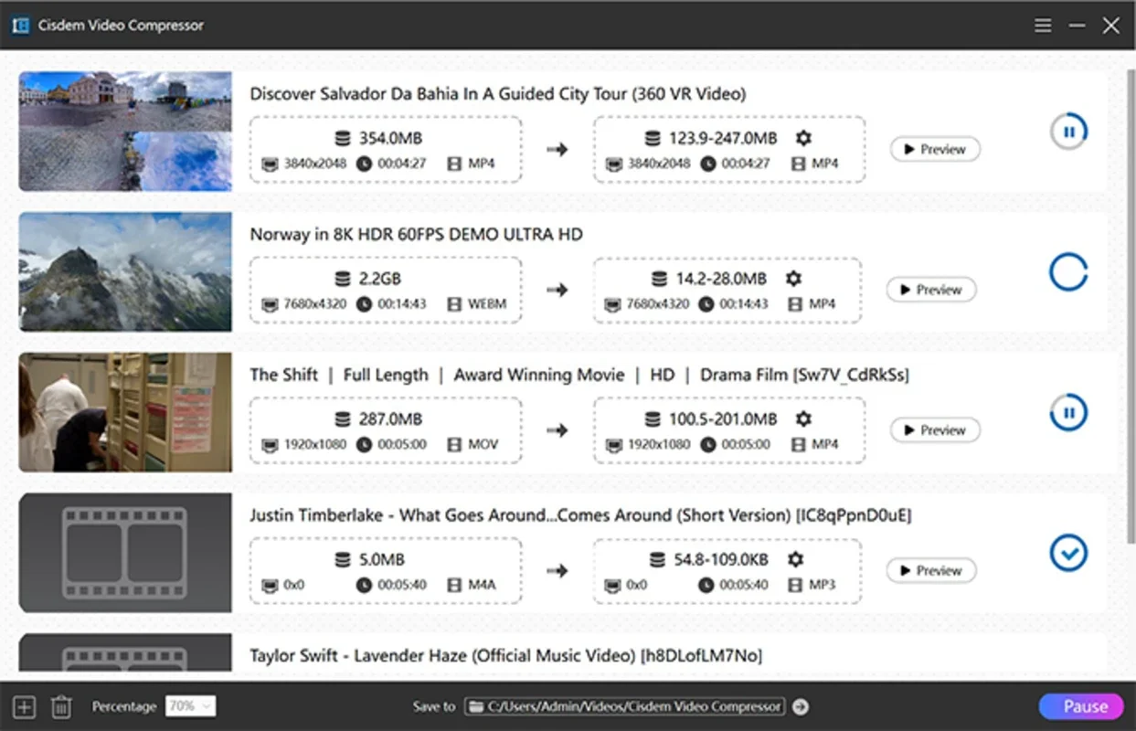 Cisdem Video Compressor: Efficient Video Compression for Windows