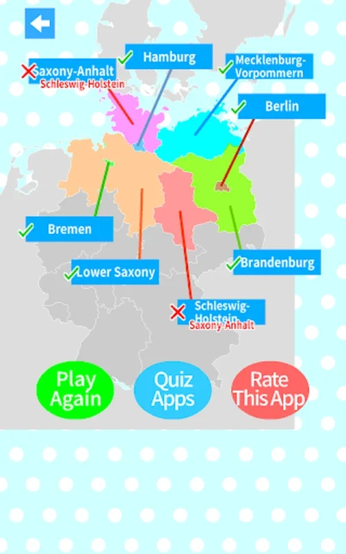 Germany States Map Quiz for Android - Immerse in German Geography