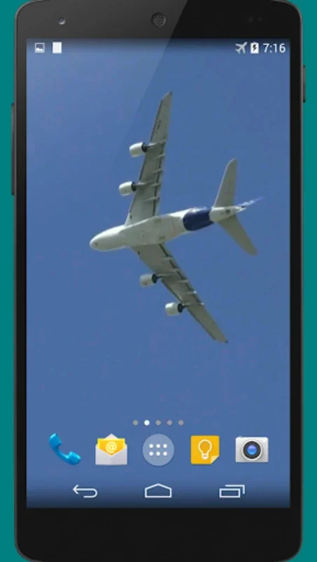 Airplane 3D Live Wallpaper for Android: Dynamic Visuals