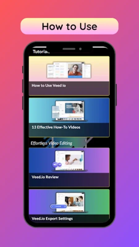 Veed Video Editor Advice for Android - Download the APK from AppHuts